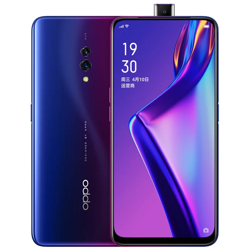 Oppo K3 Смартфон Snapdragon 710 Android 9,0 6," AMOLED Полный экран 16.0MP+ 2.0MP+ 16.0MP Elvating камера экран отпечатков пальцев