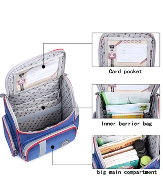

Europe and America Durable waterproof Boy Reflecting School Bags 22L Student school+bags