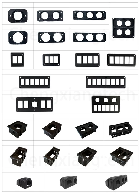 12v 24v Arrows Rocker Switch White Led 7 Pin 3 Postion On Off On, (on) Off ( on) Push Switch Ip68 Car Boat Dpdt Rocker Switch - Switches & Relays -  AliExpress