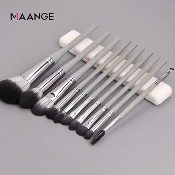 

MAANGE brushes 10Pcs/set Makeup brushes set Professional Beauty Make up brush Natural hair Foundation Powder Eyeshadow Blushes