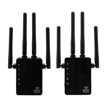 

AC 1200Mbps Dual Band Wifi Signal Amplifier 2.4G / 5G Wireless Wifi Repeater