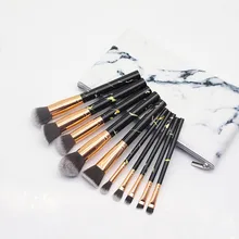 

5pcs Marble Makeup Brushes Set Foundation Powder Small Eye Shadow Eyebrow Blending Concealer Beauty Cosmetic Brush Kit Tools