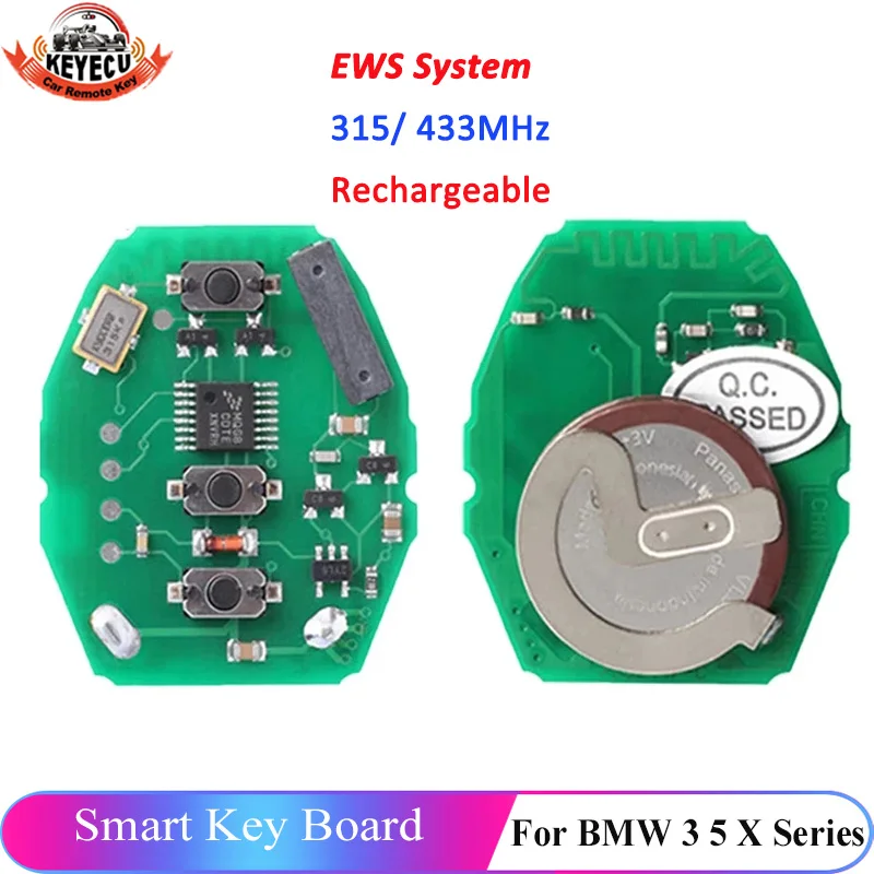 Перезаряжаемый пульт дистанционного управления для системы EWS KEYECU 315 МГц 433 BMW 3 5 X
