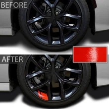 

6Pcs/Set Reflective Car Wheel Rim Vinyl Stickers Hash Mark Stripe Racing Wheel Hub Decals for Size 18" - 21"