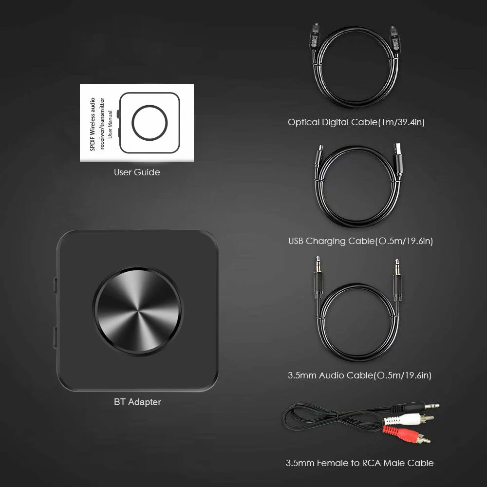 APTX 2 в 1 Bluetooth 5,0 передатчик беспроводной приемник CSR8675 беспроводной аудио адаптер 3,5 мм SPDIF для ТВ компьютера наушники