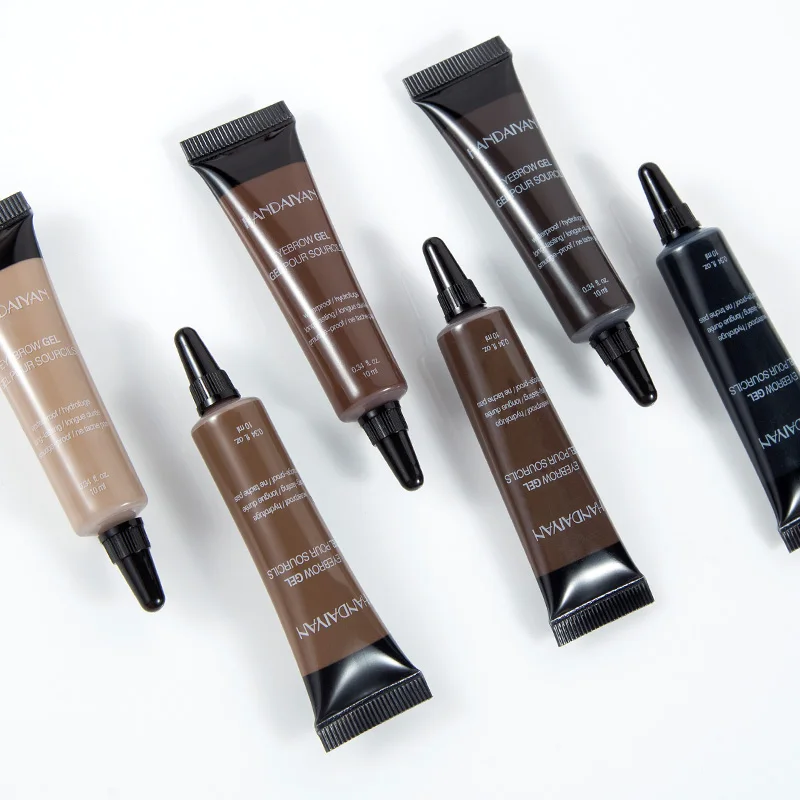 New Arrival 1PC Eyebrow Gel Pigments Black Brown Henna Eyebrow Gel Eye Brow Tattoo Cream Eyebrows Enhancer Kits with Brush New Arrival 1PC Eyebrow Gel Pigments Black Brown Henna Eyebrow Gel Eye Brow Tattoo Cream Eyebrows Enhancer Kits with Brush