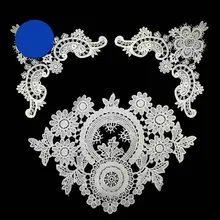 Emboidery воротник для шеи diy поддельные съемные воротники водорастворимые Женская бутоньерка трехмерные кружевные аксессуары