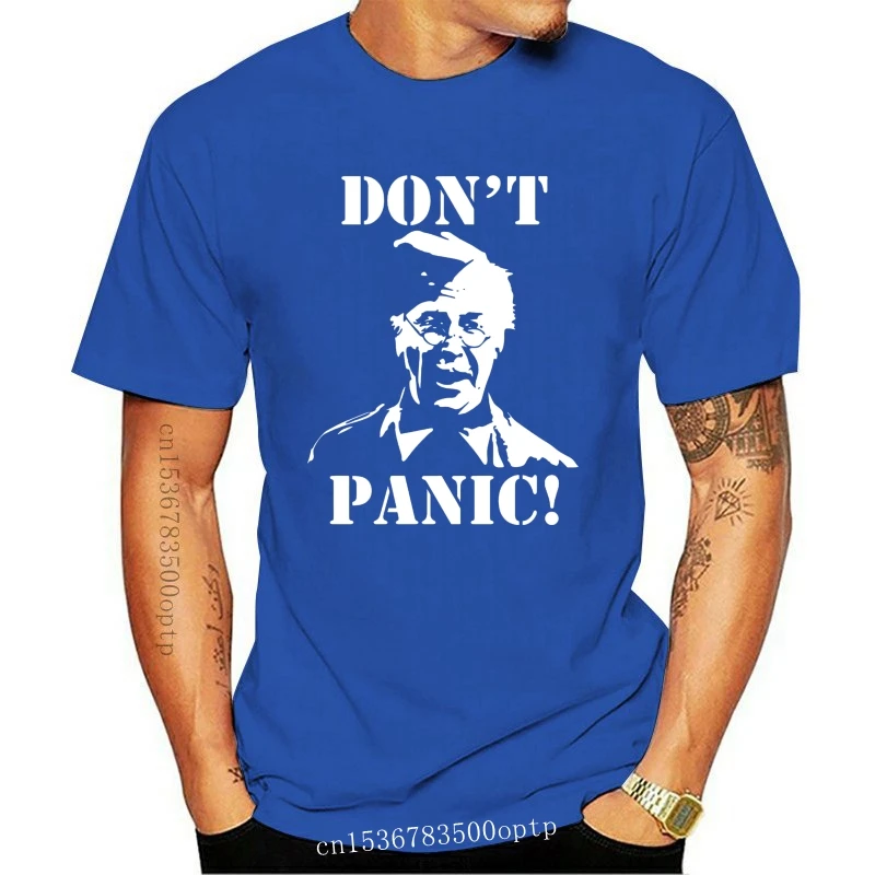 Camiseta do exército do pai dondont t panic panic- humor, comédia britânica, todos os tamanhos/cores manga curta moda verão impressão
