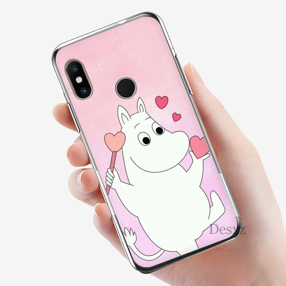 Чехол для мобильного телефона для Xiaomi Redmi Note 4 4X3 5 6 7 Pro 5A жесткий чехол Защита moomin мультфильм Бегемот - Цвет: H11