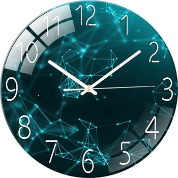 

Creative Digital Wall Clock European Style Round Kitchen Clock Mechanism Metal Retro Orologio Da Parete Home Wall Watch AB50ZB