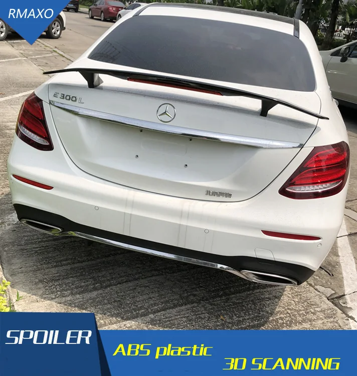 Спойлер для Benz W213 2016-2019 E-class E300 E320 E260 спойлер из TF ABS материала заднего крыла