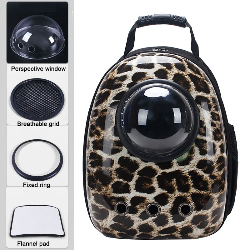 Высококачественная дышащая дорожная сумка с окошком для переноски с пузырьками, космонавтом, питомцем, собакой, космическая капсула, переноска для кошек, рюкзак - Цвет: Y1