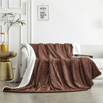 

Solid Coffe Grey Purple Color Soft Warm Square Flannel Blanket Fleece Sofa Throw Blankets Home Textile Blankets For Beds