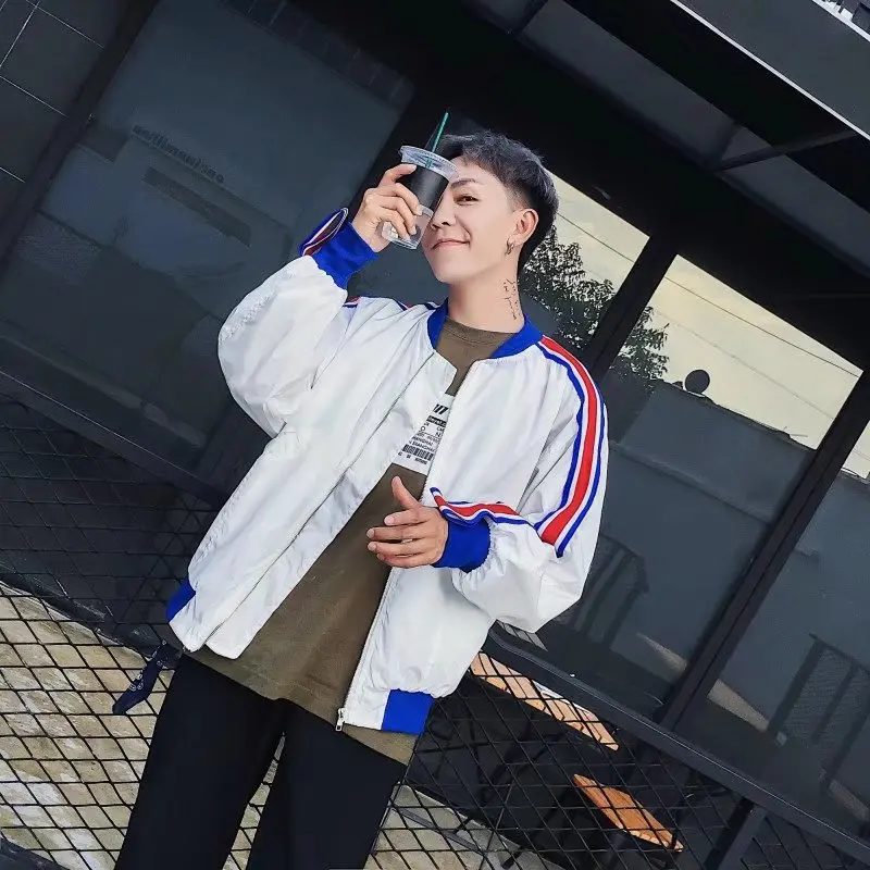 

Men Autumn Coat 2019 New Style Spring And Autumn Baseball Uniform Korean-style Trend Versatile Slim Fit Handsome Jacket Men's Au