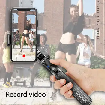 

1-Axis Gimbal Anti-shake Stabilizer Rechargeable 360 Degree Rotating Foldbale Gimbal Handheld Tripod For Video Recording