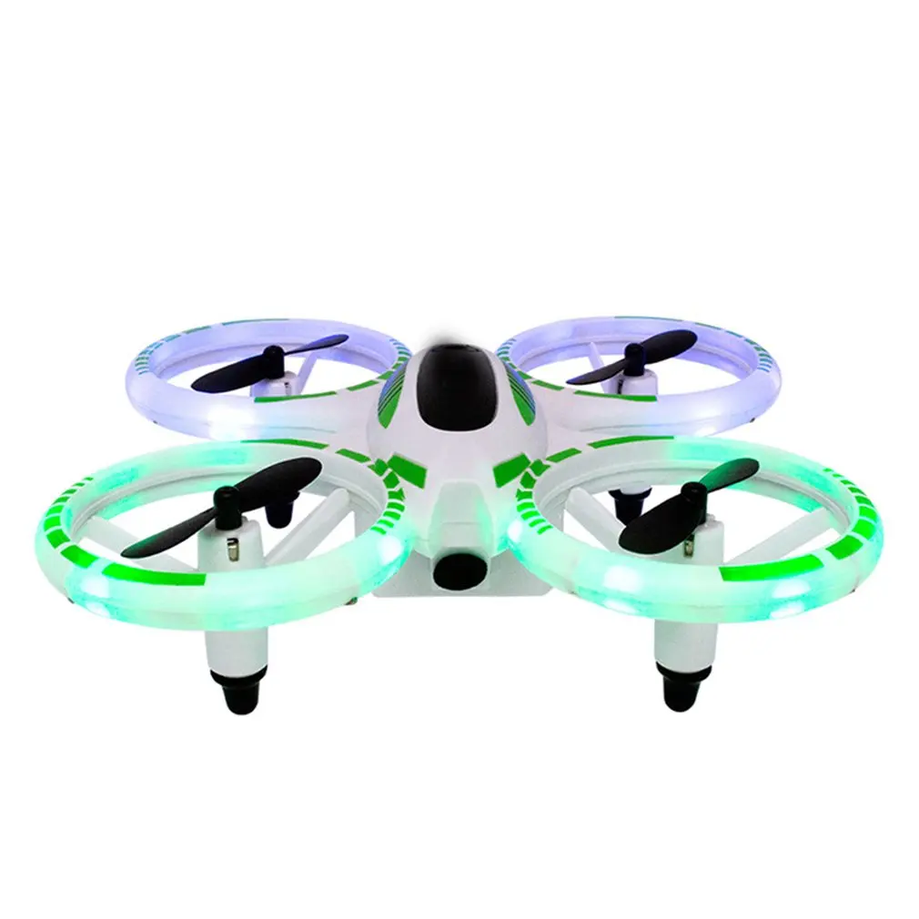 Мини крутой светодиодный дыхательный свет четыре-RC оси для дрона игрушка на большие расстояния Gps Мини Радиоуправляемый вертолет FPV с камерой живого видео