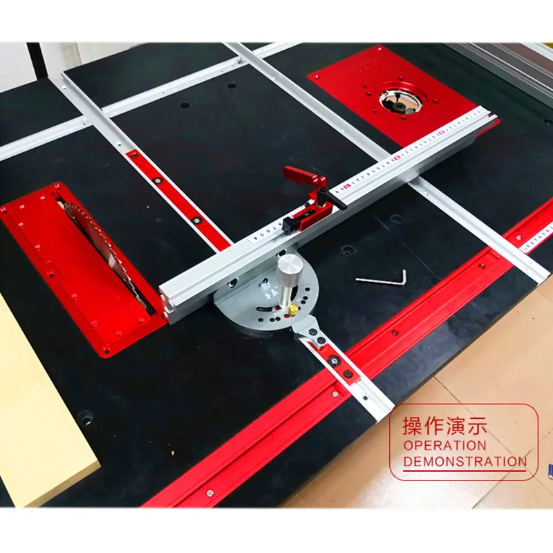 Алюминий 75 мм высота Miter Track T-track стоп раздвижные кронштейны Miter Gauge забор разъем для деревообработки верстак DIY инструмент