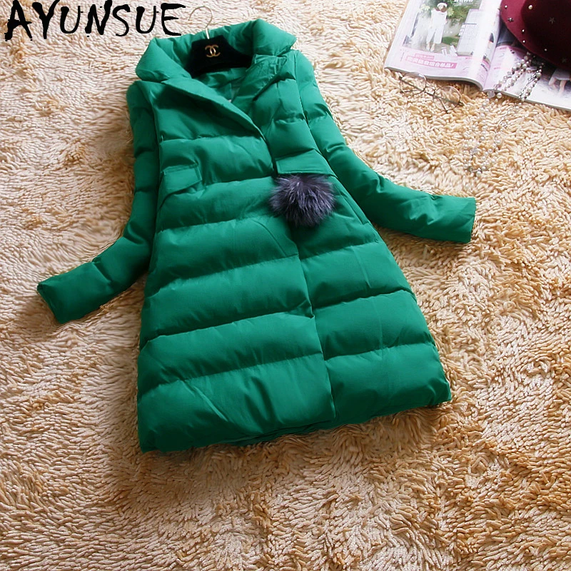 AYUNSUE, Женская парка,, зимняя куртка, женский длинный пуховик, хлопковое пальто, пуховик, Женская куртка, корейское манто, Femme Hiver 7166, KJ3732