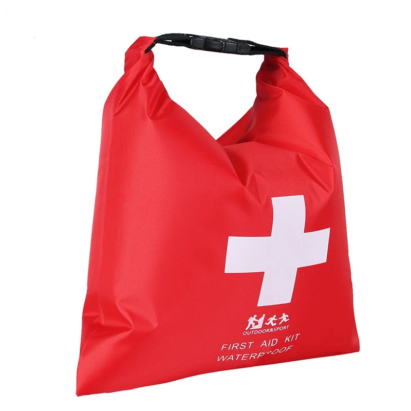 

1.2L Waterproof First Aid Kit Bag Portable Emergency Kits Case Only For Outdoor Camp Travel Emergency Medical Treatment