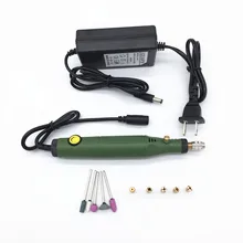 Перекрестная граница Мини электрическая дрель микро электрическая шлифовальная группа бесступенчатая скорость управления полировальная гравировальная машина резьба DIY