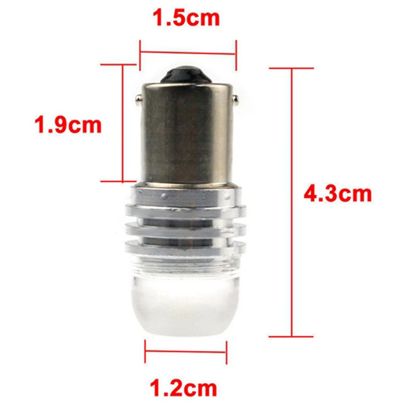 10 шт. 1156 Ba15S P21W Q5 12V Led авто резервный обратный светильник лампы Белый