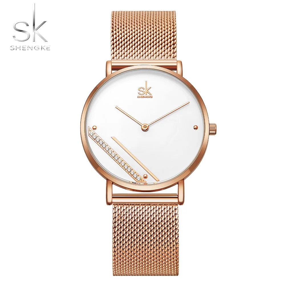 Anke Store новые женские часы модные стразы водонепроницаемые элегантные Кварцевые