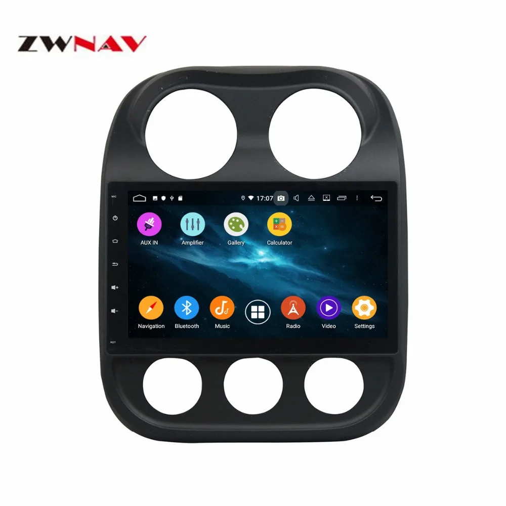 Android 9,0 PX5 PX6 Автомобильный gps навигатор Автомобильный dvd-плеер для Jeep Compass 2009- мультимедийный плеер радио магнитофон головное устройство