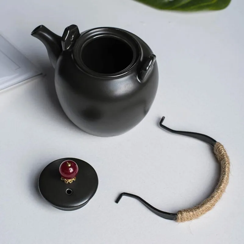 Стильный керамический чайник Dahongpao Kungfu чайный сервиз для путешествий удобный чайный сервиз Бытовая Питьевая утварь WSHYUFEI