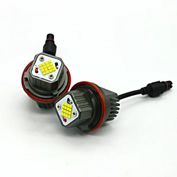 

White Angel eye light LED Halo 4800LM 2pcs Ring For BMW E39 E60 E63 X5