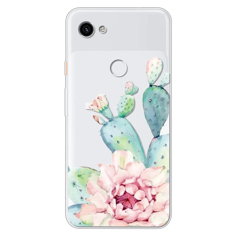 Тонкие мягкие чехлы из ТПУ с мультяшным принтом для Google Pixel 3 2 для Google Pixel 3a XL силиконовый прозрачный Футляр Чехлы для телефона
