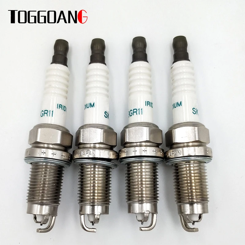 90919-01221 4 шт./лот иридиевая Свеча зажигания подходит для Toyota Avensis RAV4 Vista Noah 9091901221 SK20BGR11 SK20BGR-11