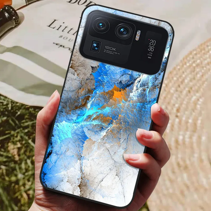 Premium Black Bumper Soft TPU Silicone Back Cover for 6.81-inch Smartphones