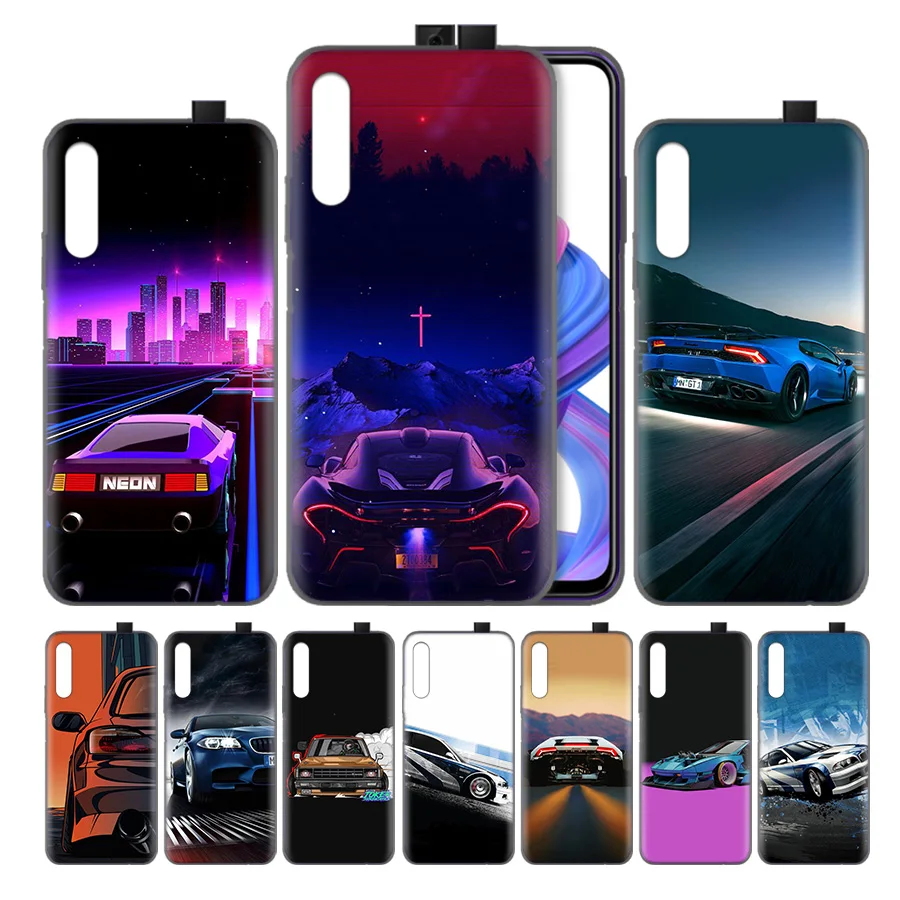 

Silicone Case Cover for Huawei Honor 8X 8C 8A 8S 9X 10 20 20i V20 Play Y5 Y7 Y9 Lite Pro Prime 2019 Nova 4e Fashion Sports Cars