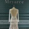 Mryarce Unique Bride Bohemian Wedding Dress Full lace Open Back Long Sleeves Boho Chic Modern Bridal Gowns 4