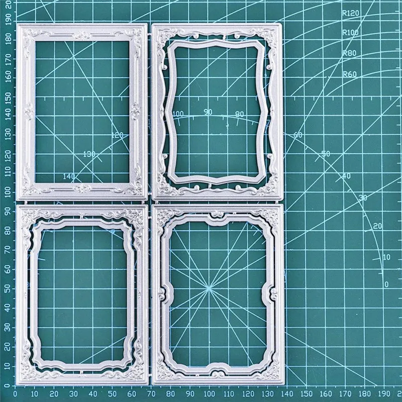 

Eastshape Frame Dies Rectangle Metal Cutting Dies for DIY Scrapbooking Craft Card Embossing Die Cut New Template