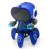 Dancing Robot Octopus Toy Electronic Funny 6 claws Walking Pets Music LED Light Cute Educational Toys For Children Birthday Gift 2