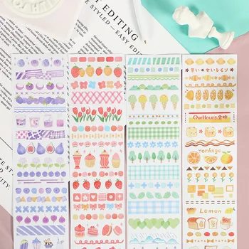 

hisome Single Installation and Paper Tape Weekend Series Hand Account Album Diary DIY Stickers Painting 65mm4-
