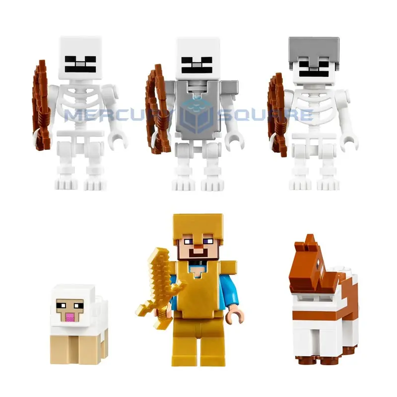 Fortress Building Blocks With Steve Action Figures Compatible My World Bricks Set Gifts Toys 21127 Fortress Building Blocks With Steve Action Figures Compatible My World Bricks Set Gifts Toys 21127