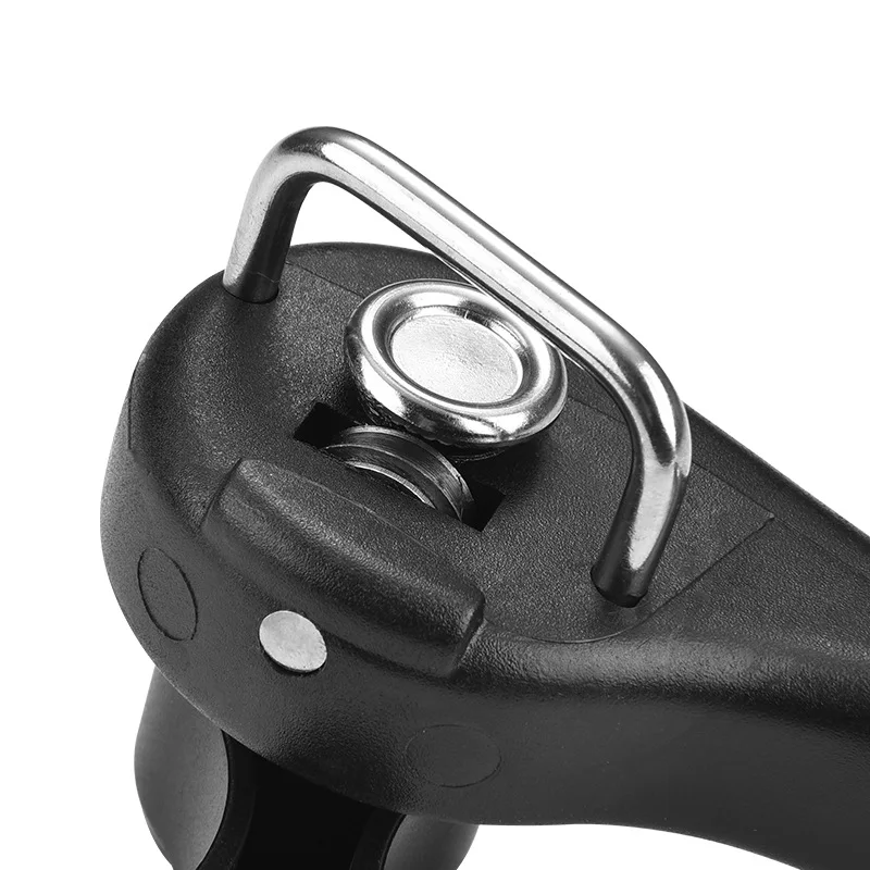 MOSEKO 1pc Plastic Professional Kitchen Tool Safety Hand-actuated Can Opener Side Cut Easy Grip Manual Opener Knife for Cans Lid