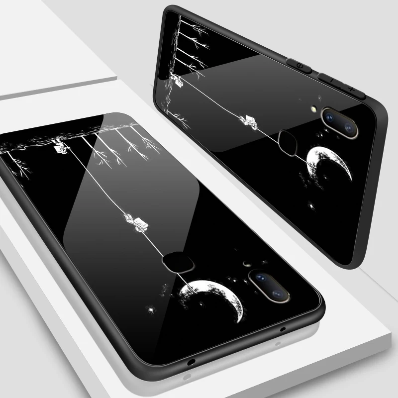 W173 Закаленное Стекло КРЫШКА ДЛЯ VIVO V5S V7 плюс V9 V11i X21i UD X23 X27 Pro Y3 Y5S Y71 Y75 Y79 Y83 Y85 Y93 Y97 жесткий окрашены глубоких Fundas - Цвет: W173
