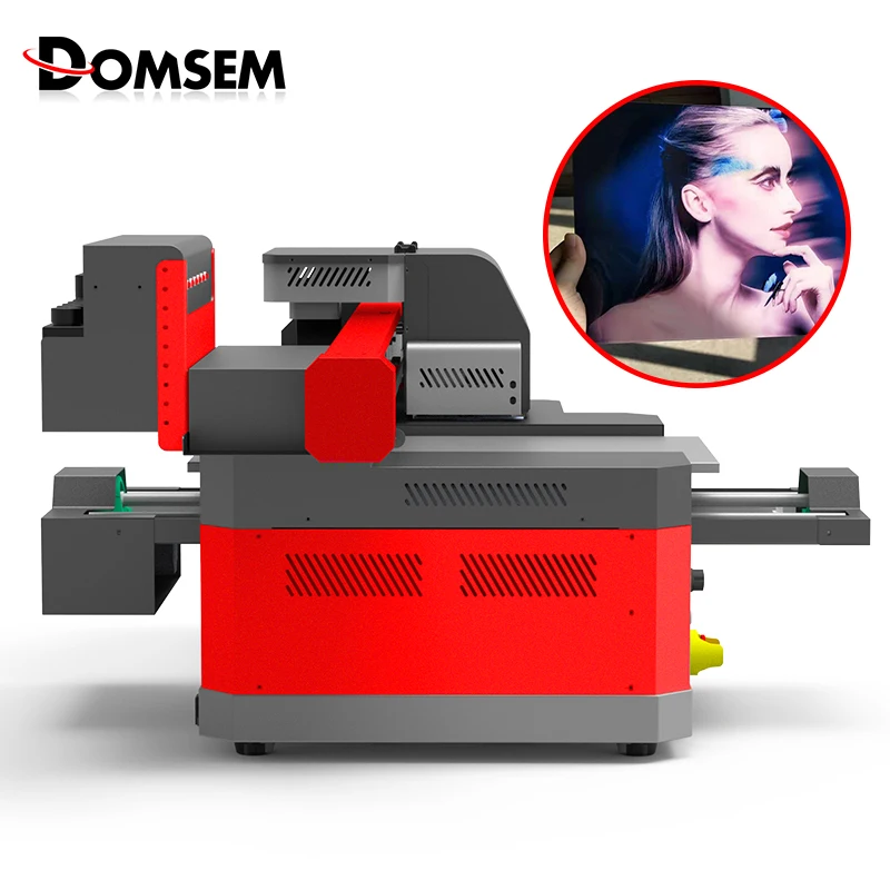DOMSEM 3D тисненые принтеры Finger Grip UV Led печатная машина планшетный струйный принтер