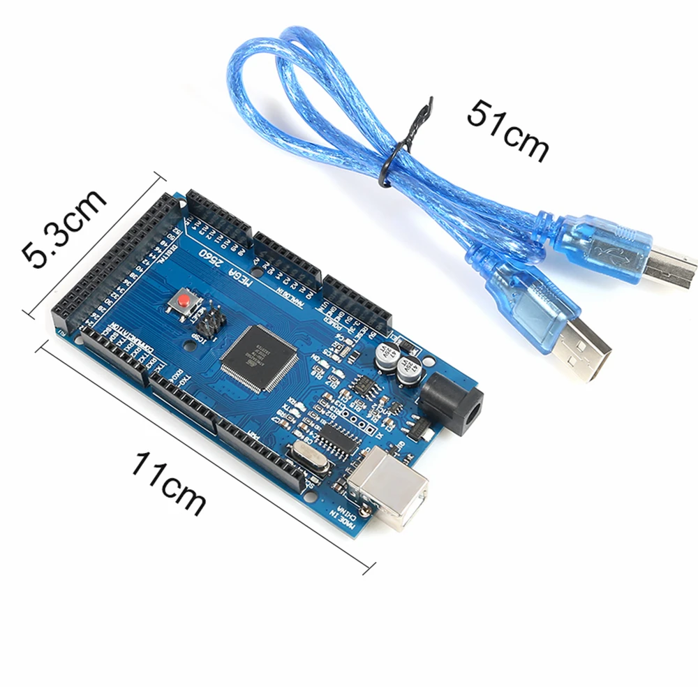 best stepper motor for 3d printer Mega 2560 R3 Mega2560 REV3 MEGA2560 R3 ATmega2560-16AU CH340 CH340G Board With USB Cable Compatible For Arduino 2560 head printer hp