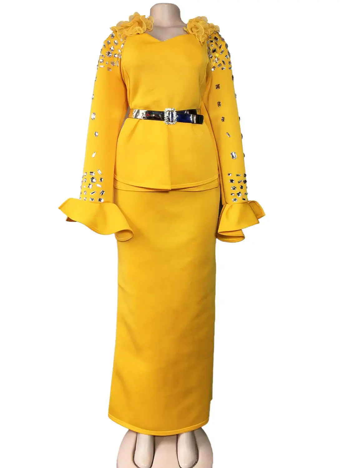 Африканские платья для женщин ropa mujer бриллианты robe africaine femme Анкара Платье Стразы платье festa Женская африканская одежда