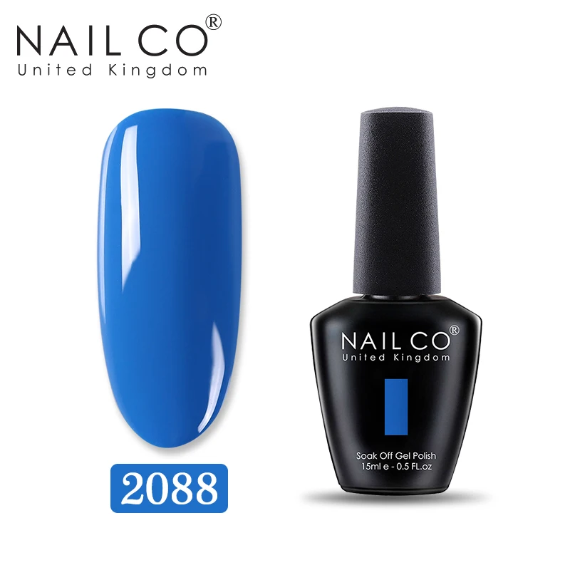 2088 NAILCO синяя серия, новые цвета, грунтовка, Гель-лак, замачиваемый, УФ светодиодный Гель-лак для ногтей, Гелевый лак для ногтей, гибридный гвоздь, искусство - Color: 2088