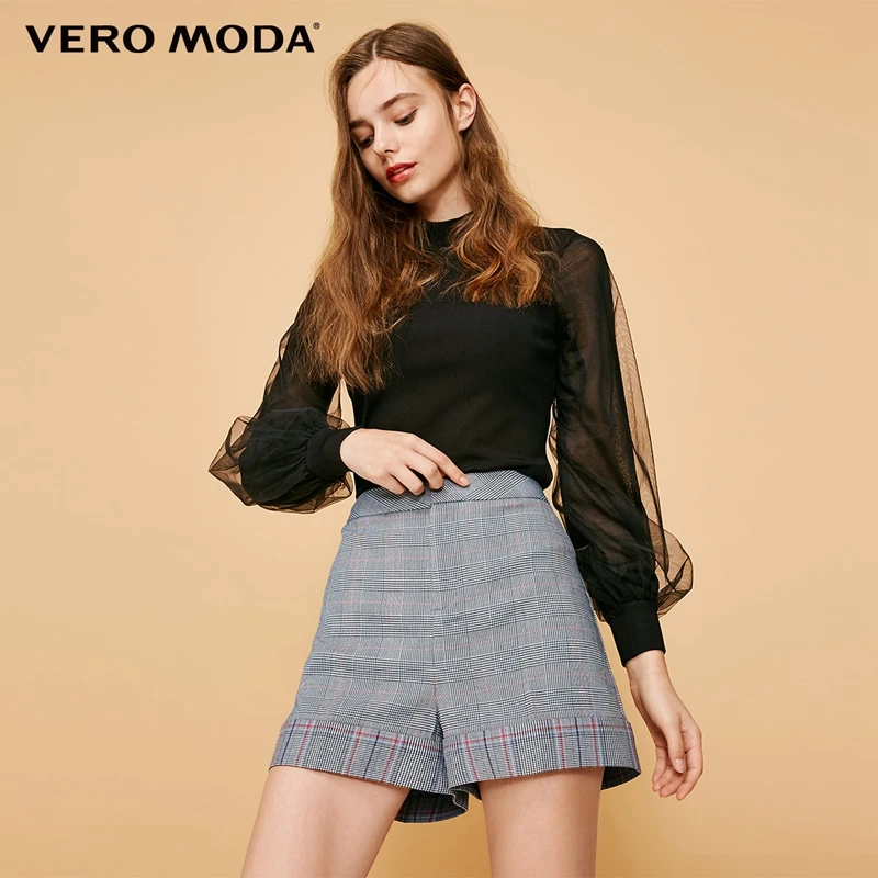 Vero Moda Женские клетчатые шорты OL | 319115507