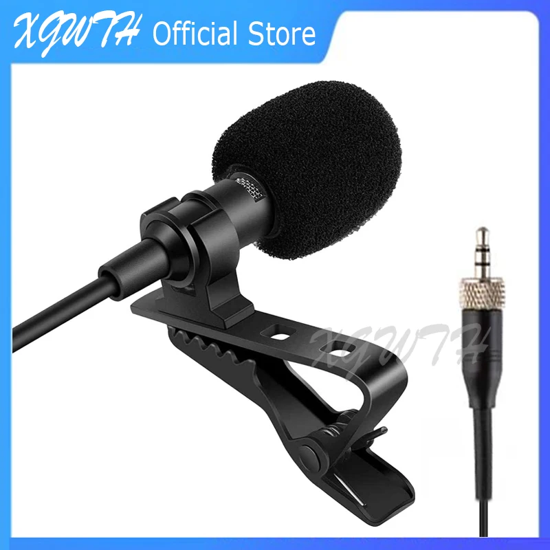 Microfono Lavalier Risvolto Clip Su Electret Condensatore Unidirezionale Microfono Cardioide Per Sennheiser G1 G2 G3 G4 Trasmettitore Wireless