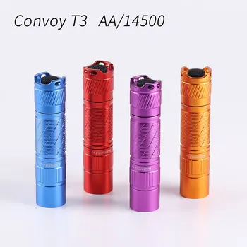 Convoy T3 flashlight ,high CRI, AA 14500 flashlight, 219B 219C 1