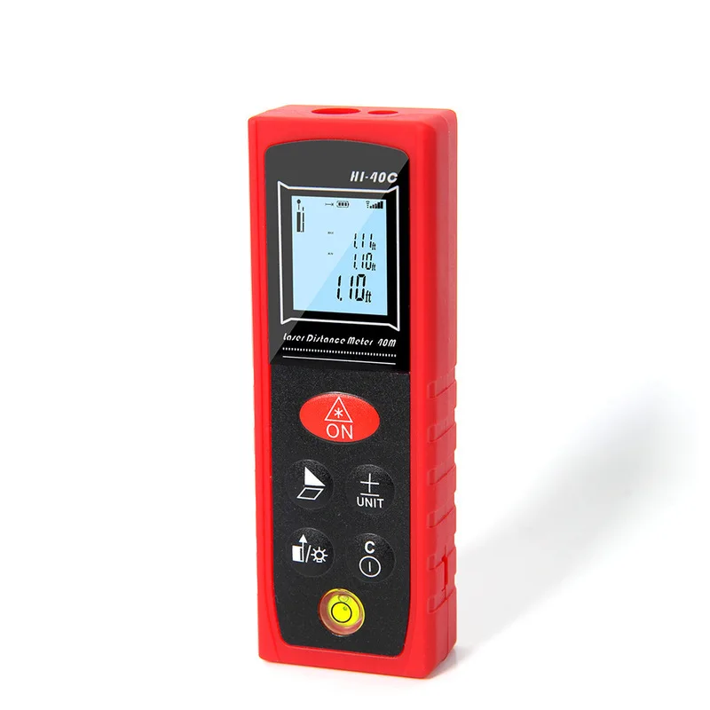 40M mini handheld laser rangefinder frosted red digital display 40M mini handheld laser rangefinder frosted red digital display