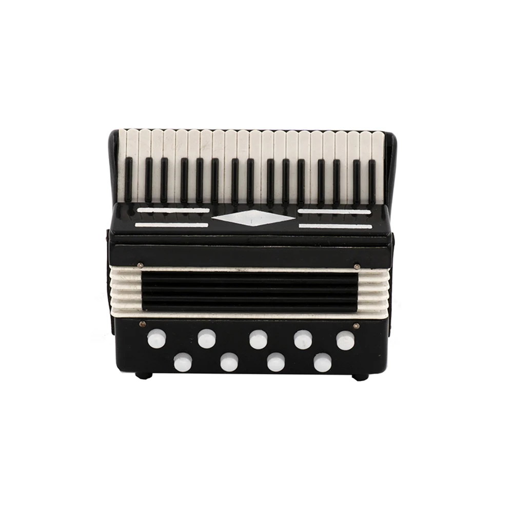 Miniatur Akkordeon Mini Musikinstrument Dekoration