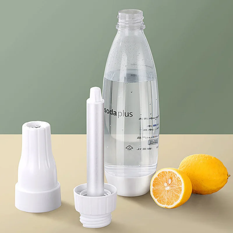 Goalone Portable Soda Maker Household 1L Sparkling Water Bottle BPA Free Carbonated Water Machine without CO2 Cylinder Bar Tools